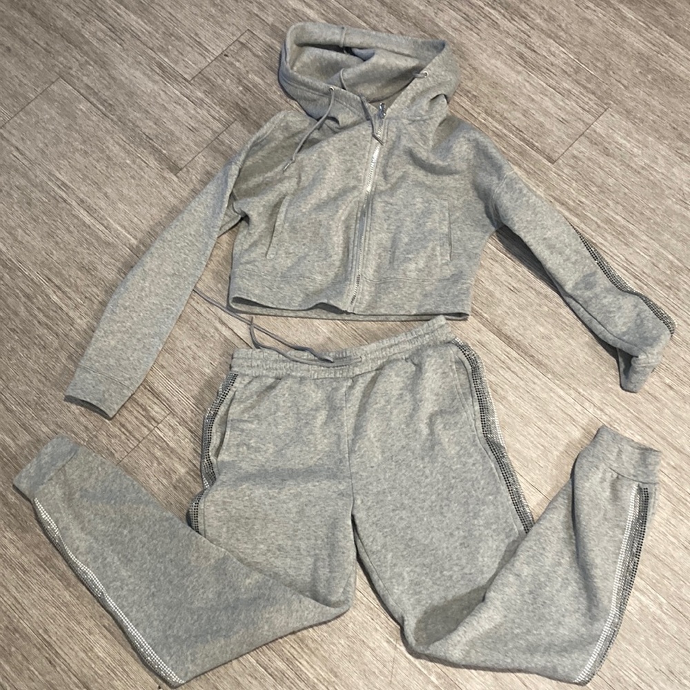 Fashion Nova Gray Sweatsuit